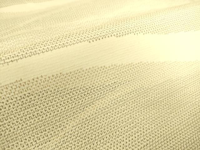 平和屋着物▽上質な紬　単衣　霞文　正絹　逸品　DAAS0721az
