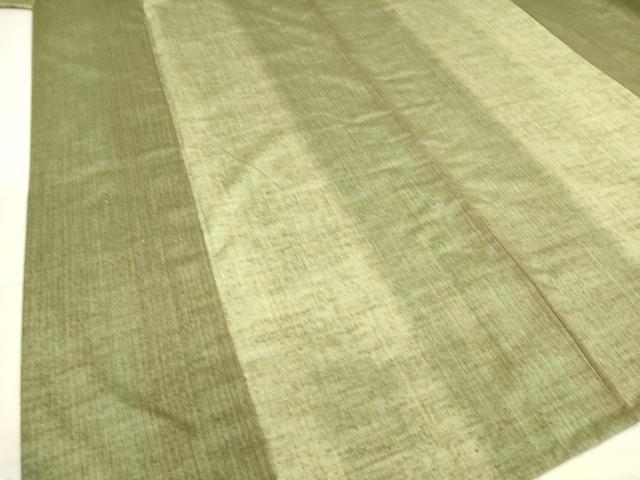 平和屋着物▽上質な紬 単衣 間道 正絹 逸品 DAAS0725az