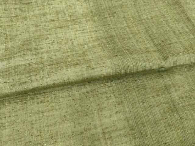 平和屋着物▽上質な紬 単衣 間道 正絹 逸品 DAAS0725az