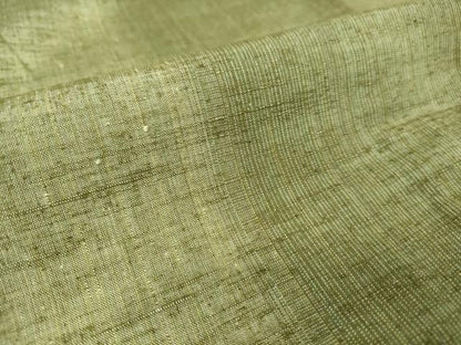 平和屋着物▽上質な紬 単衣 間道 正絹 逸品 DAAS0725az