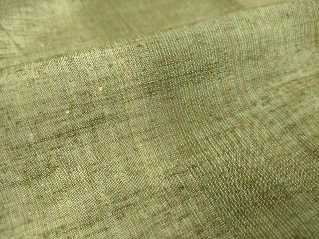 平和屋着物▽上質な紬 単衣 間道 正絹 逸品 DAAS0725az