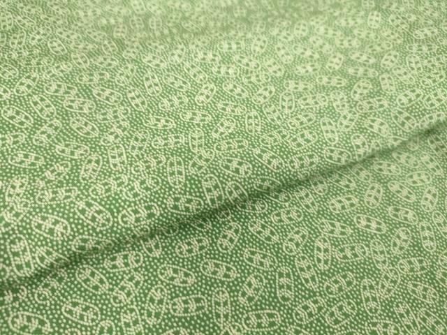 平和屋着物▽江戸小紋 江州文人 単衣 鷹の羽 正絹 逸品 DAAS0734az