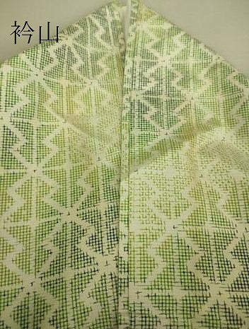 平和屋着物▽上質な紬 単衣 幾何学文 正絹 逸品 DAAS0742az