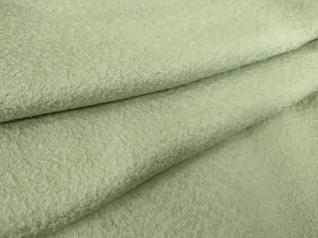 平和屋着物▽上質な色無地 単衣 紋意匠 裏葉柳色 正絹 逸品 DAAS0752az