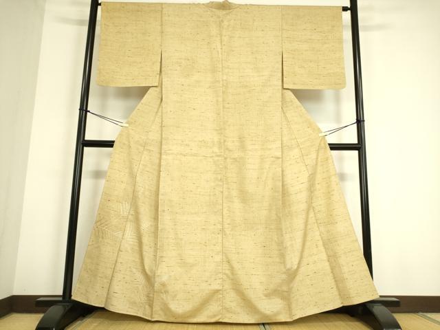 平和屋着物▽豪華色留袖 単衣 紬地 刺繍 草葉文 正絹 逸品 DAAS0765az