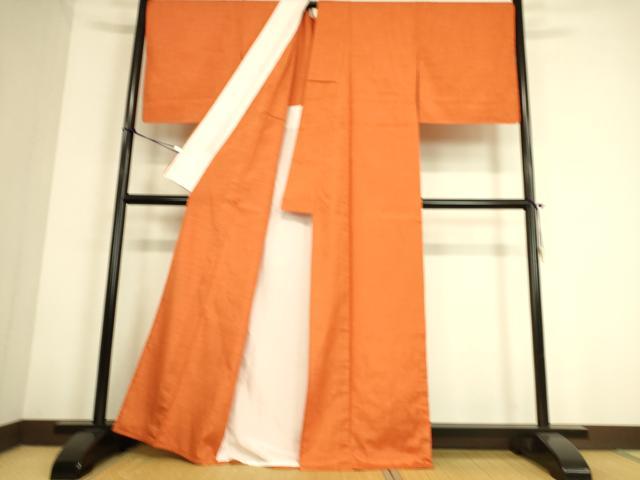 平和屋着物▽上質な紬 単衣 霞文 上代41万円 反端付き 正絹 逸品 未使用 DAAS0776az