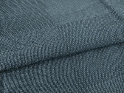 平和屋着物▽本塩沢 単衣 市松文 正絹 逸品 DAAS0793az