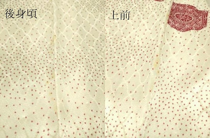 平和屋着物▽上質な小紋 単衣 亀甲花文 正絹 逸品 DAAS0798az