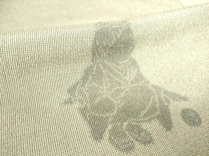 平和屋着物▽本塩沢 訪問着 単衣 やまだ織 童子 正絹 逸品 DAAS0801az