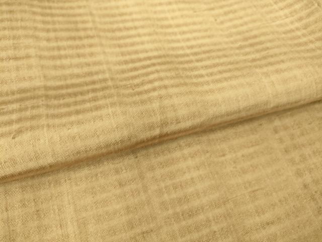 平和屋着物▽上質な紬 単衣 縞 正絹 逸品 未使用 DAAS0802az
