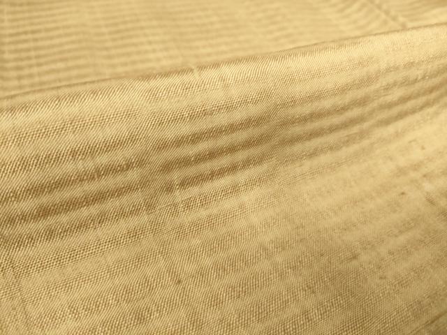 平和屋着物▽上質な紬 単衣 縞 正絹 逸品 未使用 DAAS0802az