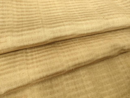 平和屋着物▽上質な紬 単衣 縞 正絹 逸品 未使用 DAAS0802az