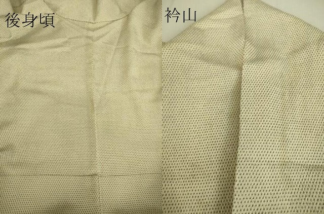 平和屋着物▽本塩沢 単衣 蚊絣 星野謹製 証紙付き 正絹 逸品 DAAS0955az