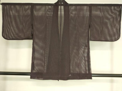 平和屋着物▽道中着 スリーシーズン 春夏秋 塵除け 格子 DAAS0958az