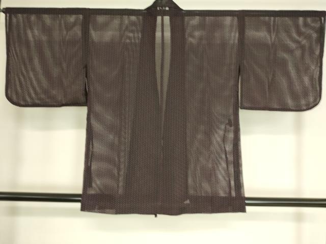 平和屋着物▽道中着 スリーシーズン 春夏秋 塵除け 格子 DAAS0958az