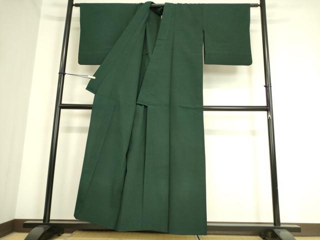 平和屋着物▽上質な色無地 単衣 百入茶色 正絹 逸品 DAAS0968az