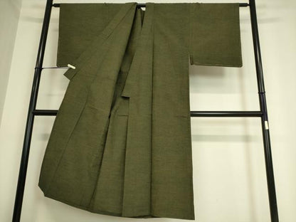 平和屋着物▽男性 紬 単衣 霞文 正絹 逸品 DAAS0973az