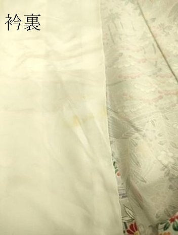 平和屋着物▽上質な小紋 単衣 茶屋辻流水花文 正絹 逸品 DAAS0983az
