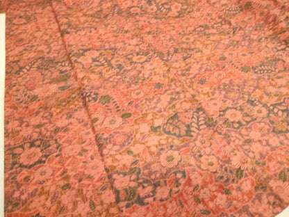 平和屋着物▽上質な小紋 紬地 単衣 辻が花 正絹 逸品 DAAS0986az