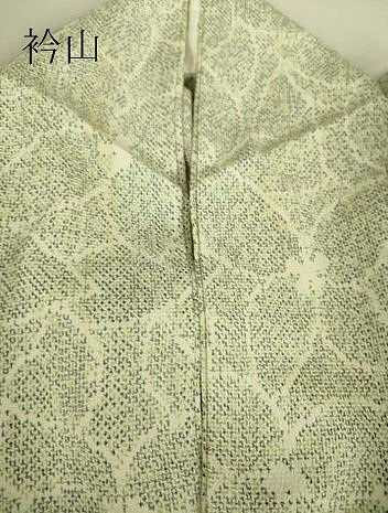平和屋着物▽本塩沢 単衣 花尽くし 正絹 逸品 DAAS0989az