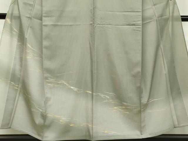 平和屋着物▽訪問着 単衣 霞文 暈し染め 金銀彩 正絹 逸品 DAAS1443ud