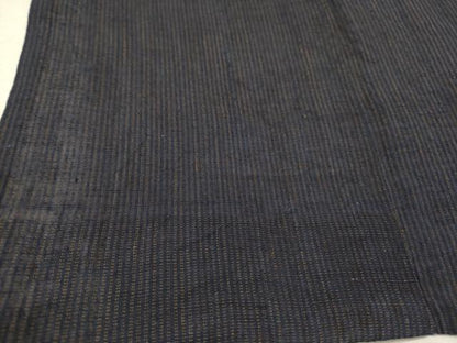 平和屋着物▽上質な紬 単衣 縞 正絹 逸品 DAAS1797ud