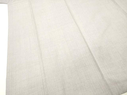 平和屋着物●結城紬　暁鼠色　正絹　逸品　DAAS2021tw