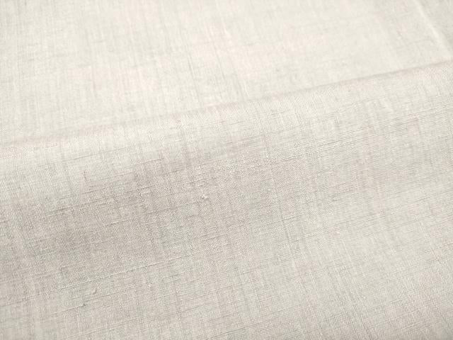 平和屋着物●結城紬　暁鼠色　正絹　逸品　DAAS2021tw