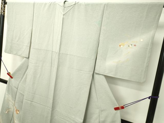 平和屋着物●訪問着 駒刺繍 瓢箪 ひょうたん 吹き寄せ花文 暈し染め 金彩 正絹 逸品 DAAS2026tw