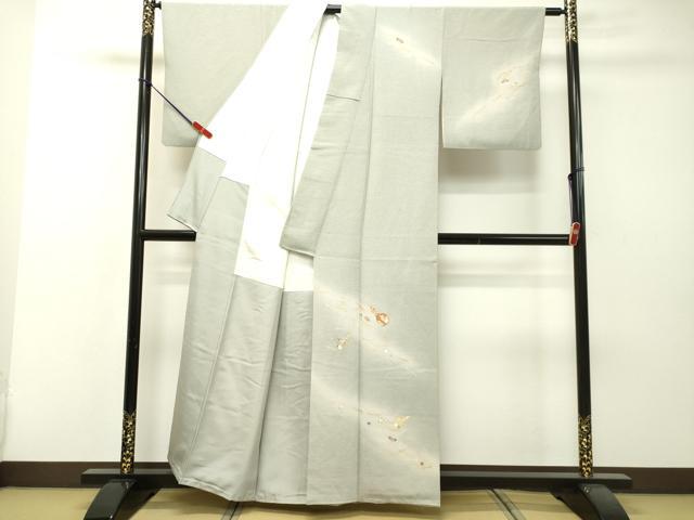 平和屋着物●訪問着 駒刺繍 瓢箪 ひょうたん 吹き寄せ花文 暈し染め 金彩 正絹 逸品 DAAS2026tw