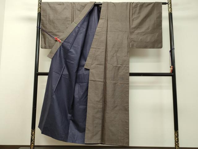 平和屋着物●男性 本場大島紬 アンサンブル 長羽織 80亀甲 総詰め 正絹 逸品 未使用 DAAS2028tw