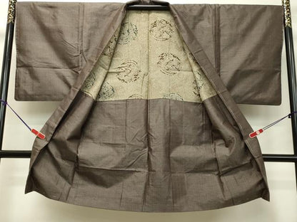 平和屋着物●男性 本場大島紬 アンサンブル 長羽織 80亀甲 総詰め 正絹 逸品 未使用 DAAS2028tw