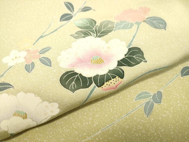 平和屋着物●訪問着 友禅 枝花文 暈し染め 正絹 逸品 DAAS2075tw