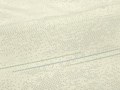 平和屋着物●本場大島紬　白大島　横段花文　正絹　逸品　DAAS2092tw