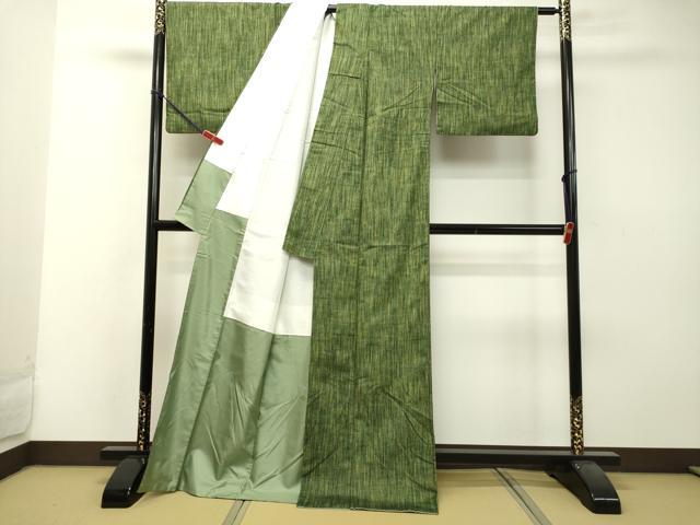 平和屋着物●上質な紬 間道 正絹 逸品 DAAS2098tw