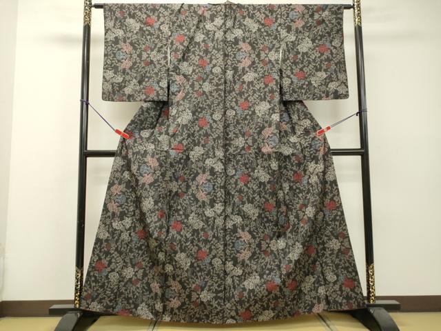 平和屋着物●訪問着　作家物　舞桜　暈し染め　金彩　正絹　逸品　DAAY1680ps 平和屋着物○訪問着 作家物 舞桜 暈し染め 金彩 正絹 逸品