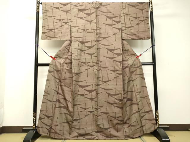 平和屋着物●上質な紬 飛鶴 正絹 逸品 DAAS2122tw