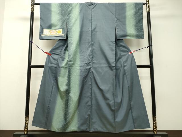 平和屋着物●本場縞大島紬 訪問着 薩摩染織 舞花間道 証紙付き 正絹 逸品 DAAS2159tw