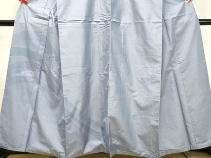平和屋着物●本場大島紬　訪問着　御所車花文　さが美扱い　正絹　逸品　DAAS2181tw