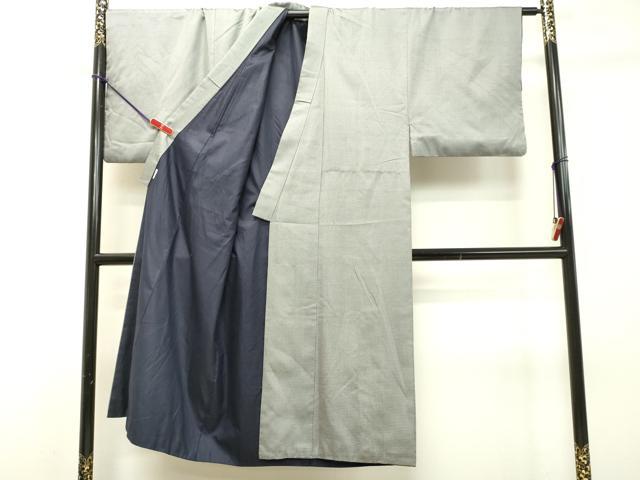 平和屋着物●男性 紬 アンサンブル 120亀甲 総詰め 反端付き 正絹 逸品 DAAS2183tw