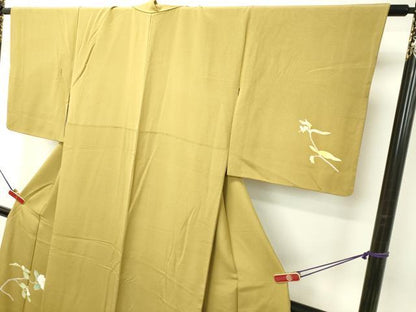 平和屋着物●十日町友禅作家 村松竜介 訪問着 枝花文 正絹 逸品 DAAS2187tw