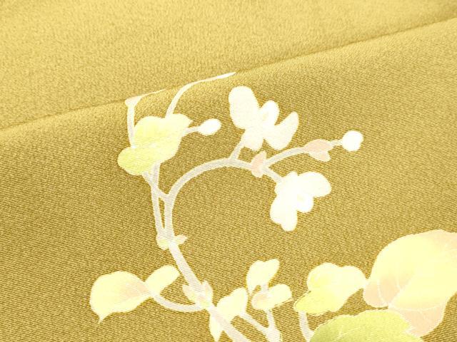 平和屋着物●十日町友禅作家 村松竜介 訪問着 枝花文 正絹 逸品 DAAS2187tw