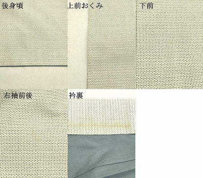 平和屋着物●男性　本場大島紬　白大島　100亀甲　総詰め　正絹　逸品　DAAS2222tw