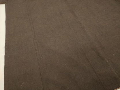 平和屋着物●男性 紬 アンサンブル 赤墨色 正絹 逸品 DAAS2369tw