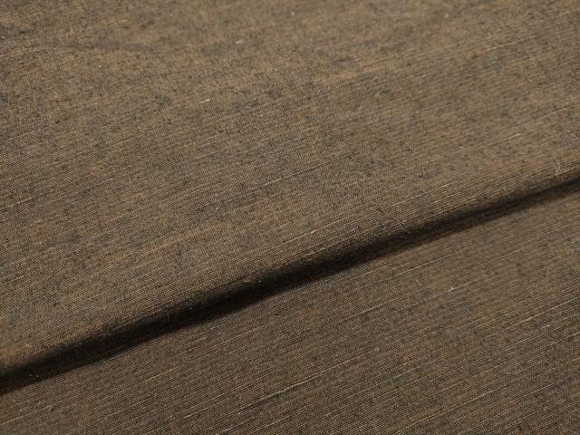 平和屋着物●男性 紬 アンサンブル 赤墨色 正絹 逸品 DAAS2369tw