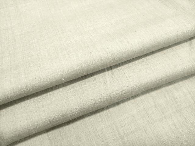 平和屋着物●本場結城紬　重要無形文化財　白鼠色　正絹　逸品　DAAS2375tw