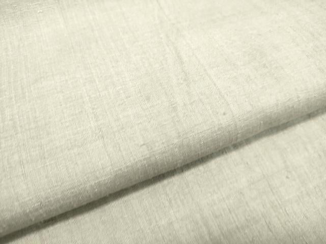 平和屋着物●本場結城紬　重要無形文化財　白鼠色　正絹　逸品　DAAS2375tw