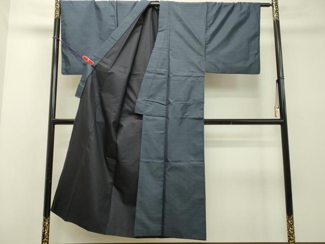 平和屋着物●男性　本場大島紬　アンサンブル　亀甲柄　正絹　逸品　DAAS2377tw