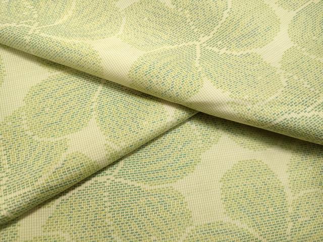 平和屋着物●本場大島紬　舞花文　正絹　逸品　DAAS2407tw