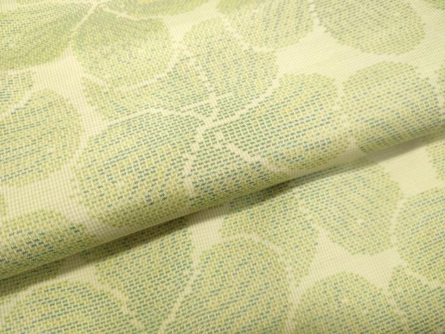 平和屋着物●本場大島紬　舞花文　正絹　逸品　DAAS2407tw